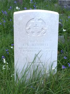 Grave stone of Charles Kenneth Mitchell