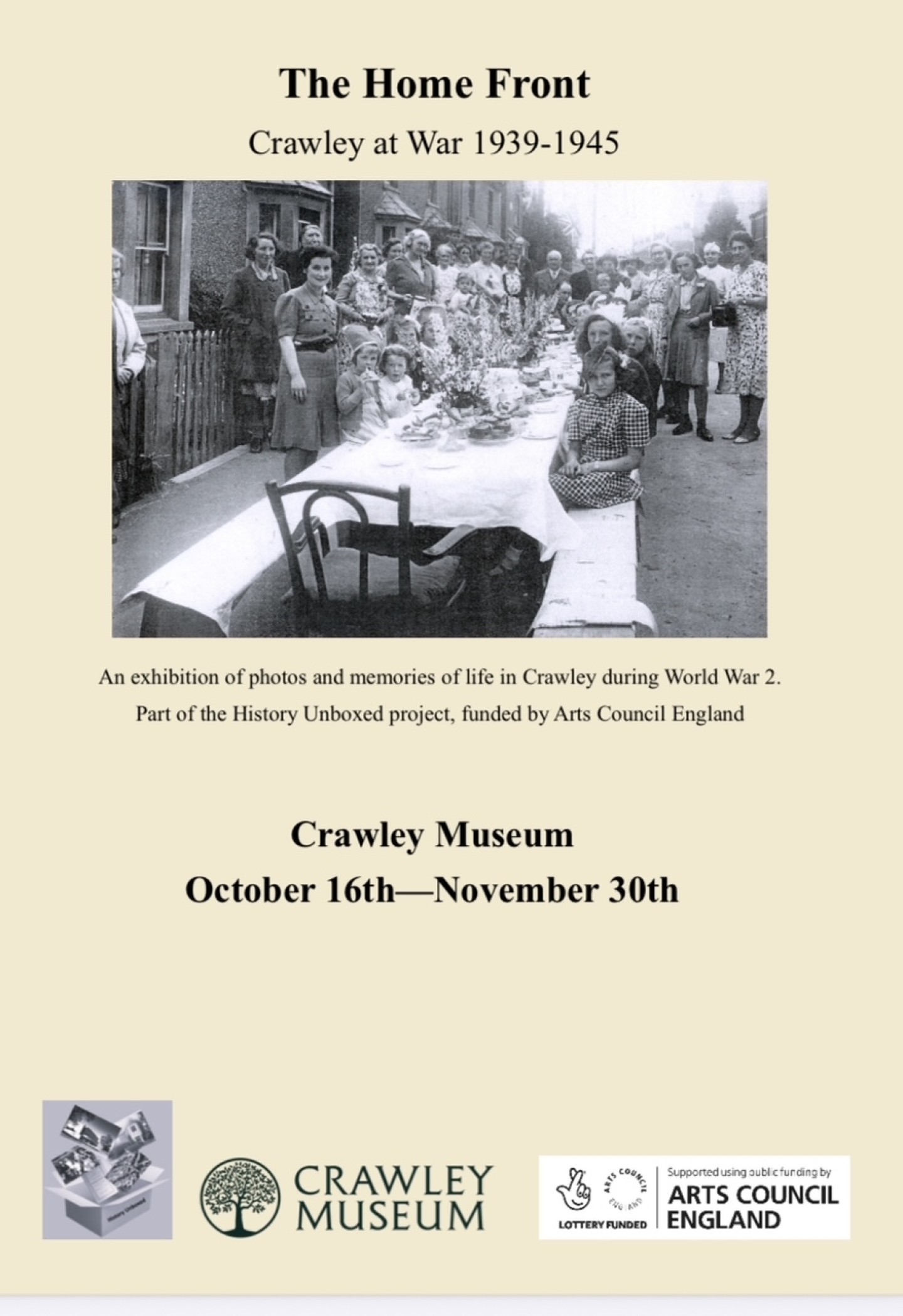 WW2 Exhibition poster